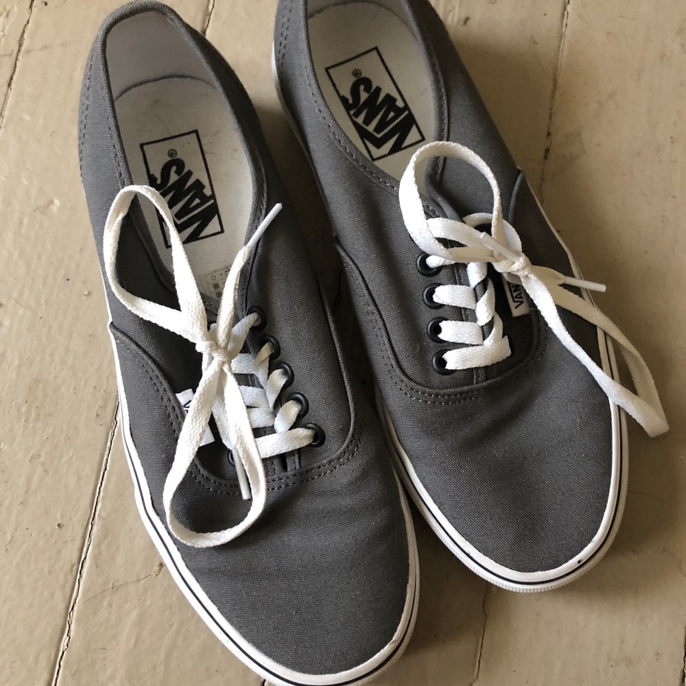 TODAY ONLY SALE- gray vans